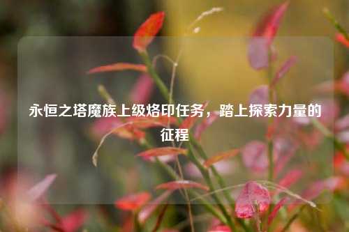 永恒之塔魔族上级烙印任务，踏上探索力量的征程
