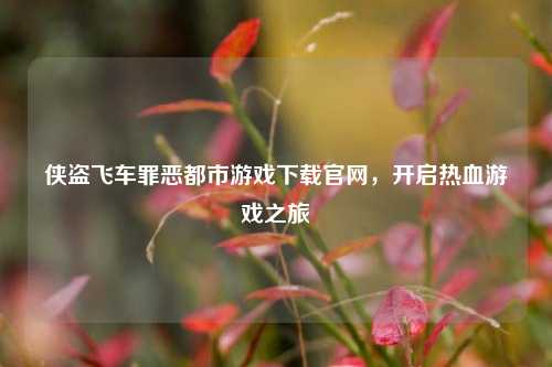 侠盗飞车罪恶都市游戏下载官网，开启热血游戏之旅